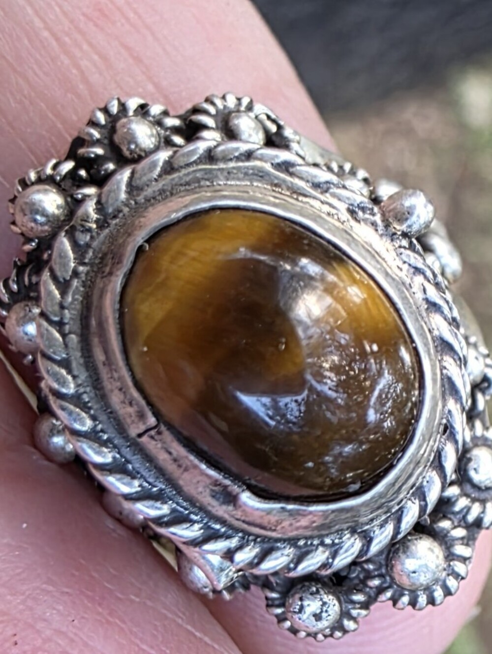 Vintage Taxco Unisex Sterling Silver Poison Pill Box Stash Ring